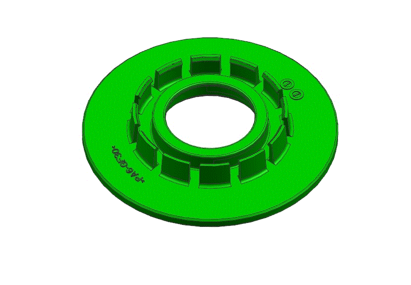 JJ1897-圆盘卡盖注塑模具设计[含UG三维图]