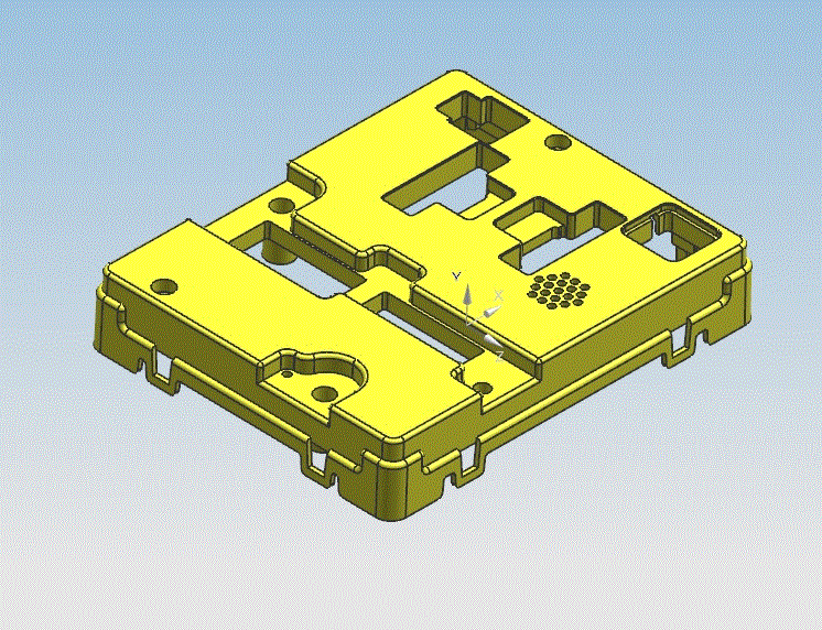 JJ1923-空调控制器后壳注塑模设计[含UG三维图]