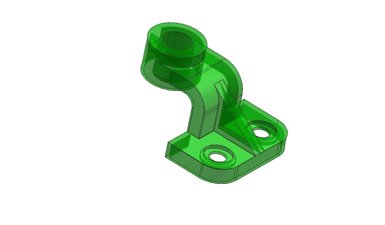 JJ1939-底座固定件注射塑料模具设计-侧抽芯模流[含UG三维图]