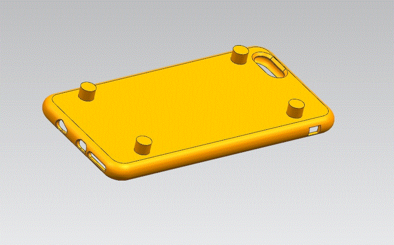 JJ1941-带四角的手机套注塑模具设计[含UG三维图]