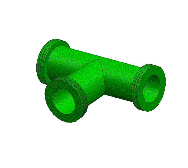 JJ1949-90度直角螺纹三通管接头注射模具设计-滑块抽芯[含三维图]