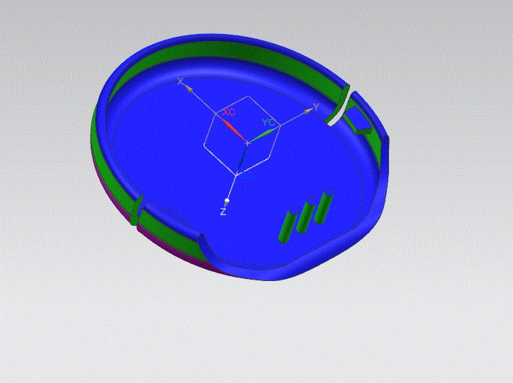 JJ1964-基于ug塑料茶壶盖的注塑模具设计[含UG三维图]