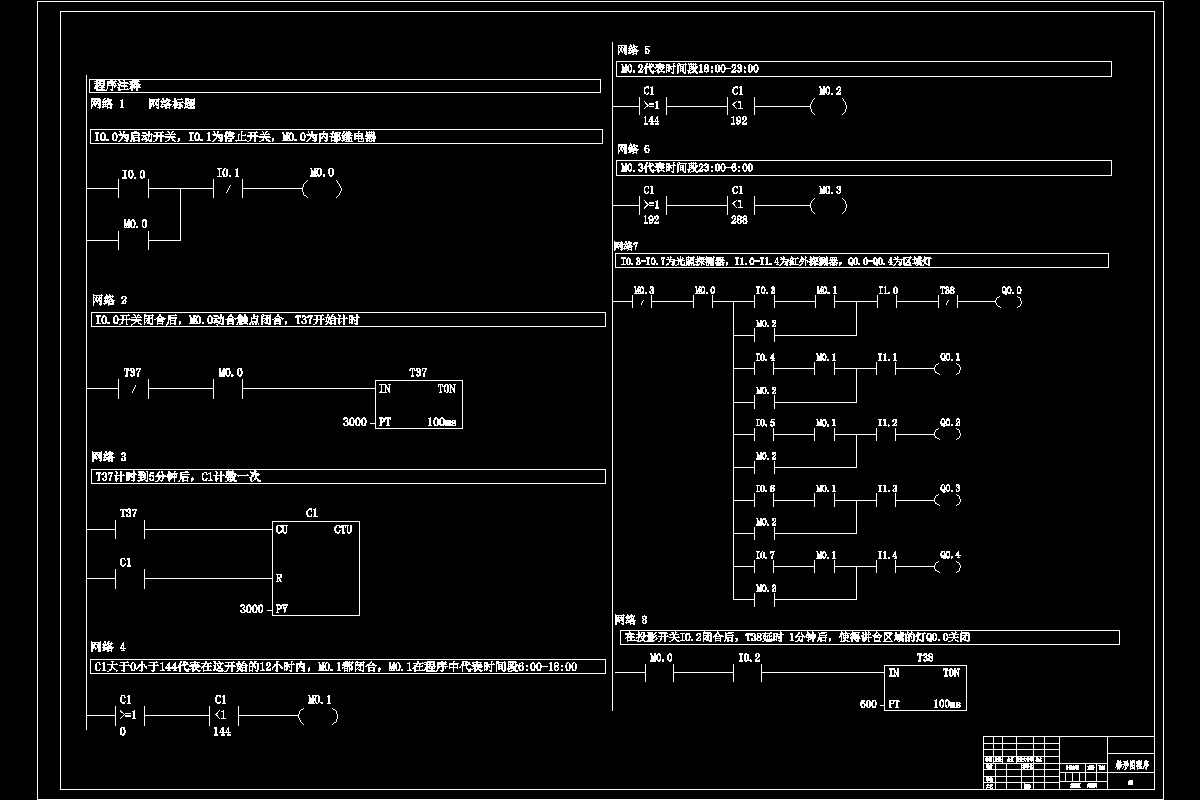 N707-基于PLC的教室智能照明系统设计