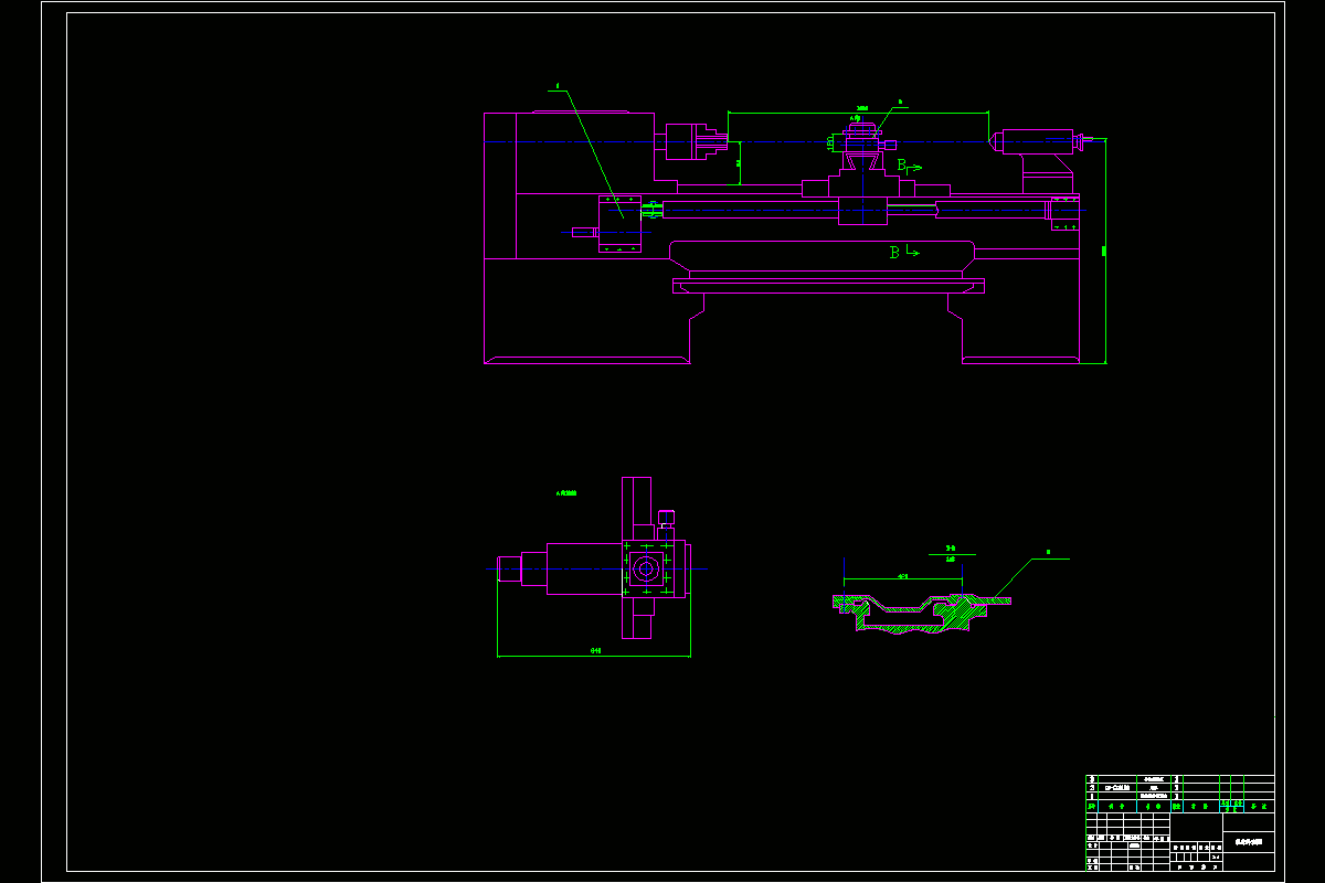 JJ2233-φ500mm普通卧式车床数控化改造设计