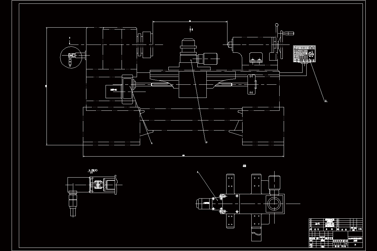 JJ2244-C6132型普通车床的数控化改造设计