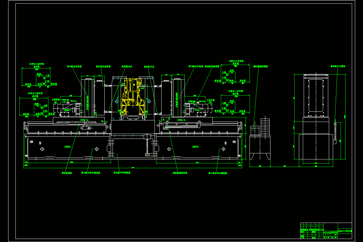 JJ2247-495发动机缸体左右面攻丝的组合机床总体设计及夹具设计