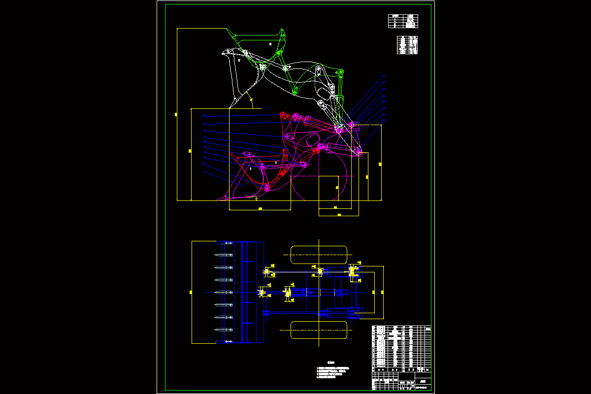 JJ2258-ZL60轮式反转六连杆装载机工作装置设计