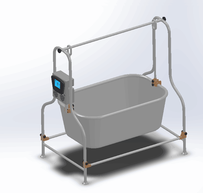 P579-婴儿自动摇篮的设计[含SW三维图]