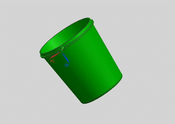 JJ1063-提桶注塑模具设计【最大直径123-高度130】[含UG三维图]