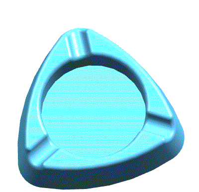 JJ1084-烟灰缸注塑模具设计[含UG三维图]