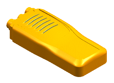 JJ1123-对讲机盖塑料模具设计[含UG三维图]