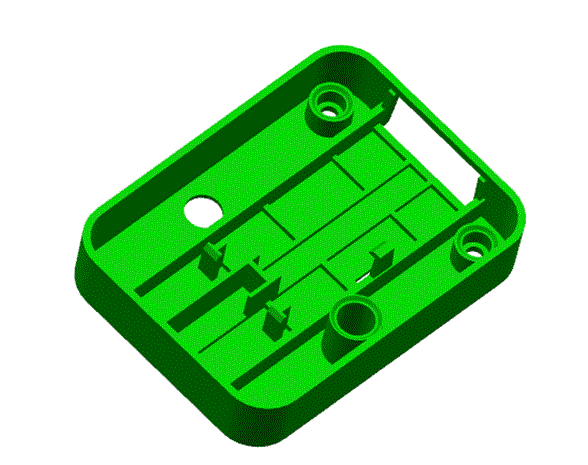 JJ1137-基于模流分析的收音机下盖注塑模具设计[含UG三维图]