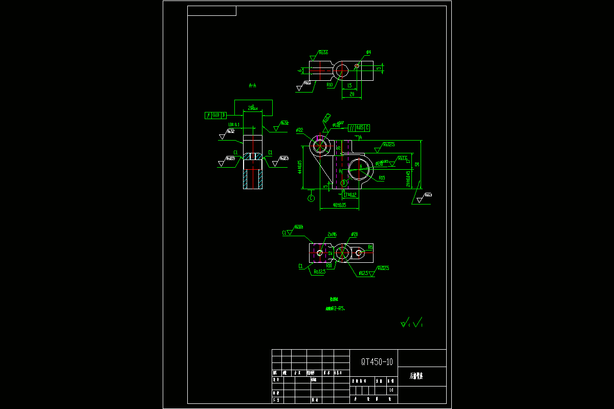 JJ2613-后摇臂座零件的的加工工艺及钻φ4孔夹具设计