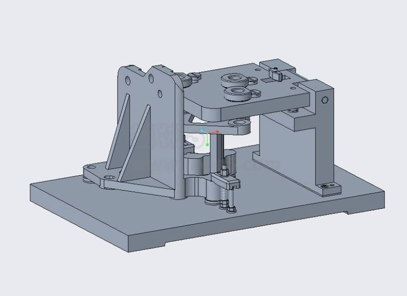 JJ2714-转向机支架加工工艺及钻3-φ17孔夹具设计[含Proe三维图]
