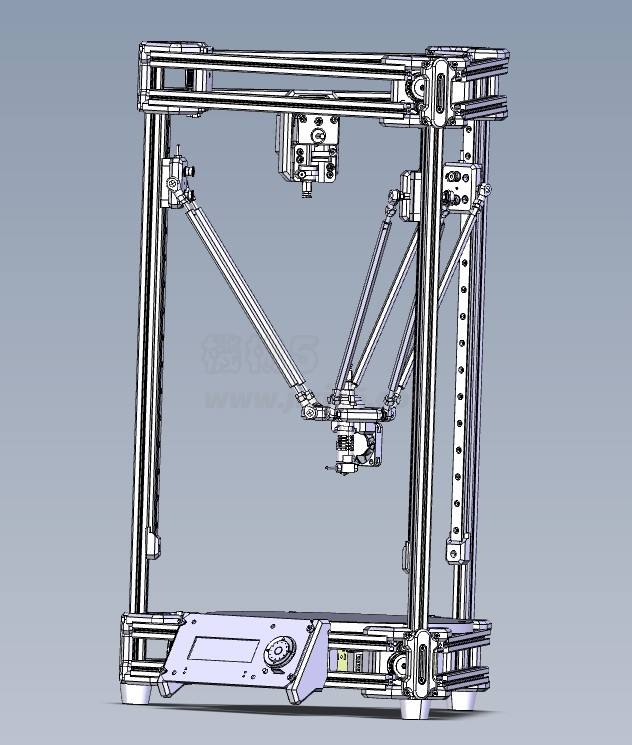 Z578-并联3D打印机结构设计与控制[含Catia三维图]