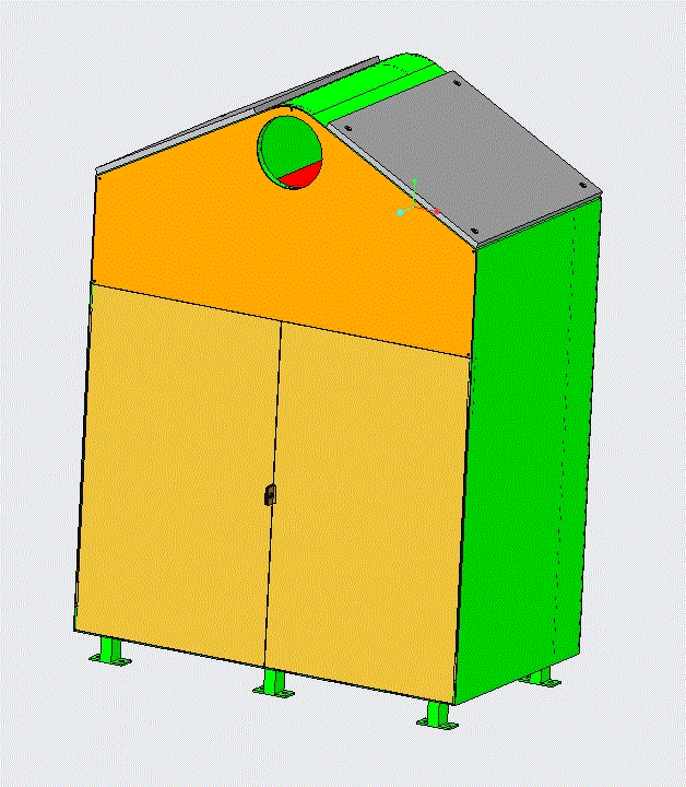 JJ2337-饮料瓶回收机主机结构设计[含三维图]