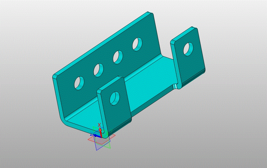 JJ2864-冰箱用电控板的冲压模具设计弯曲冲孔、弯曲复合模