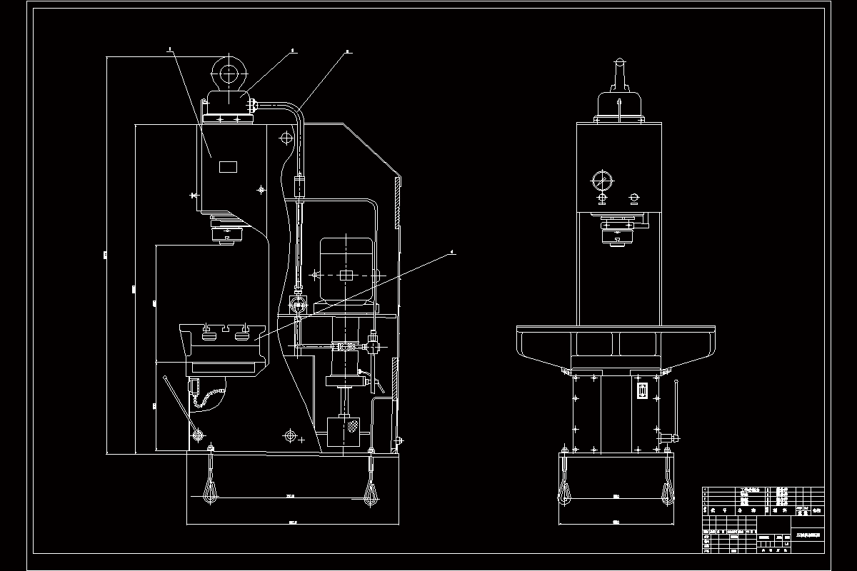 JJ2878-单柱校正压装机设计