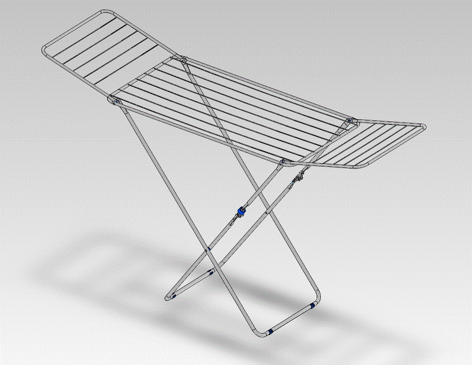 JJ2394-便携式户外晾衣架设计[含Proe三维图]