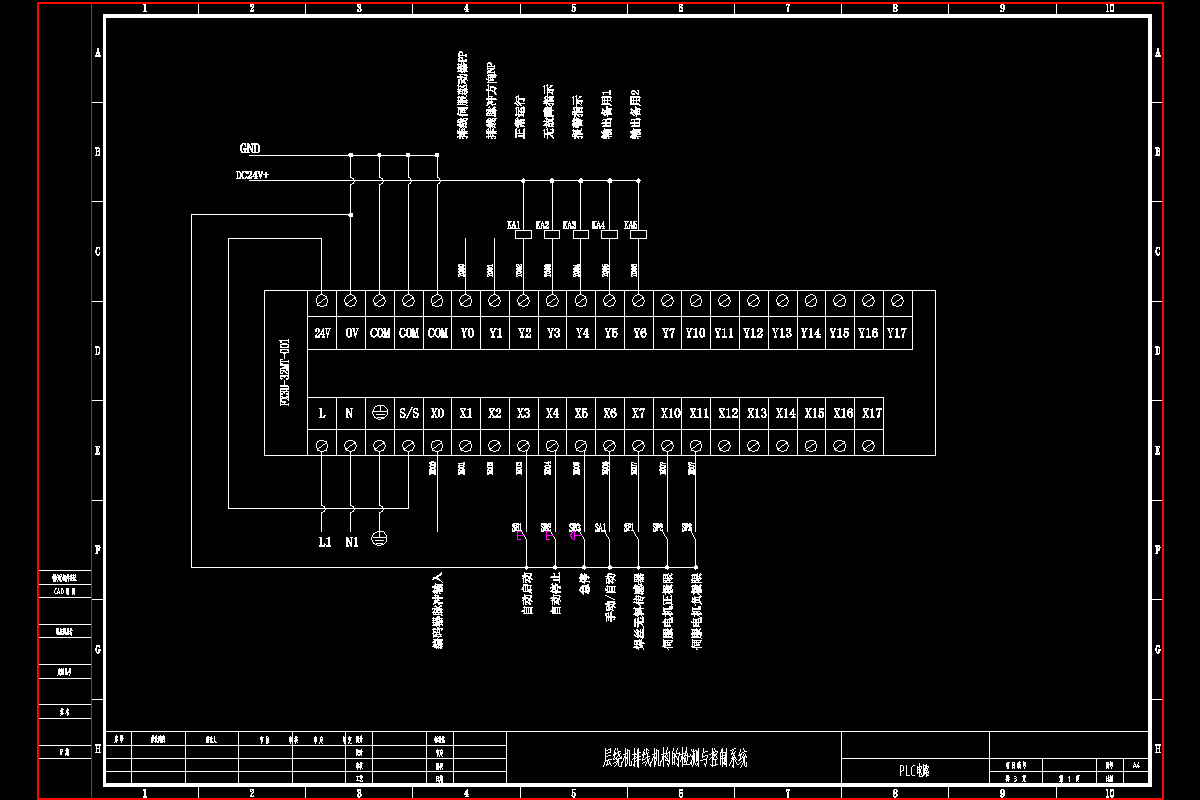 JJ2902-焊丝层绕机绕线与排线同步控制系统设计-排线机构的检测与控制