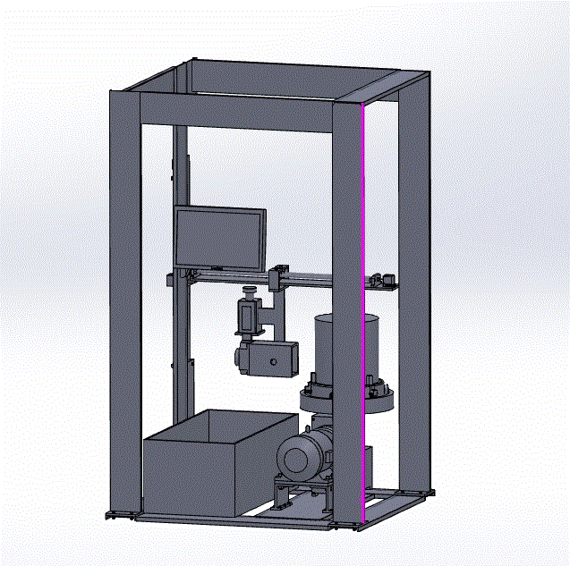 JJ2912-回转件超声检测设备机械装置设计含[含SW三维图]