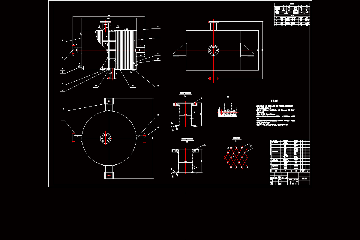 N510-F80螺旋板换热器机械设计