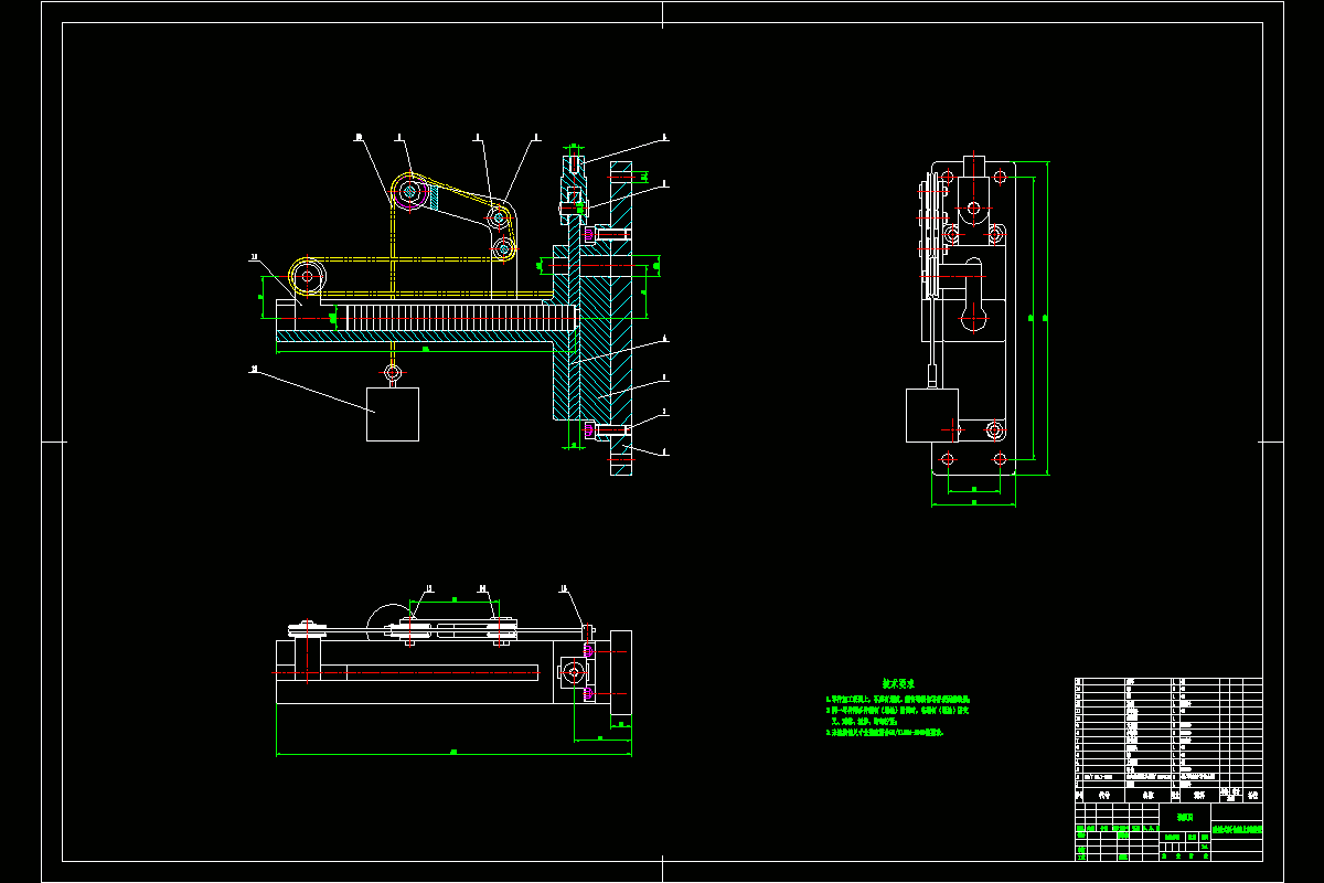 JJ2399重锤式料仓的上料装置设计及关键零件专用夹具设计[含Proe三维图]机械机电龙图网