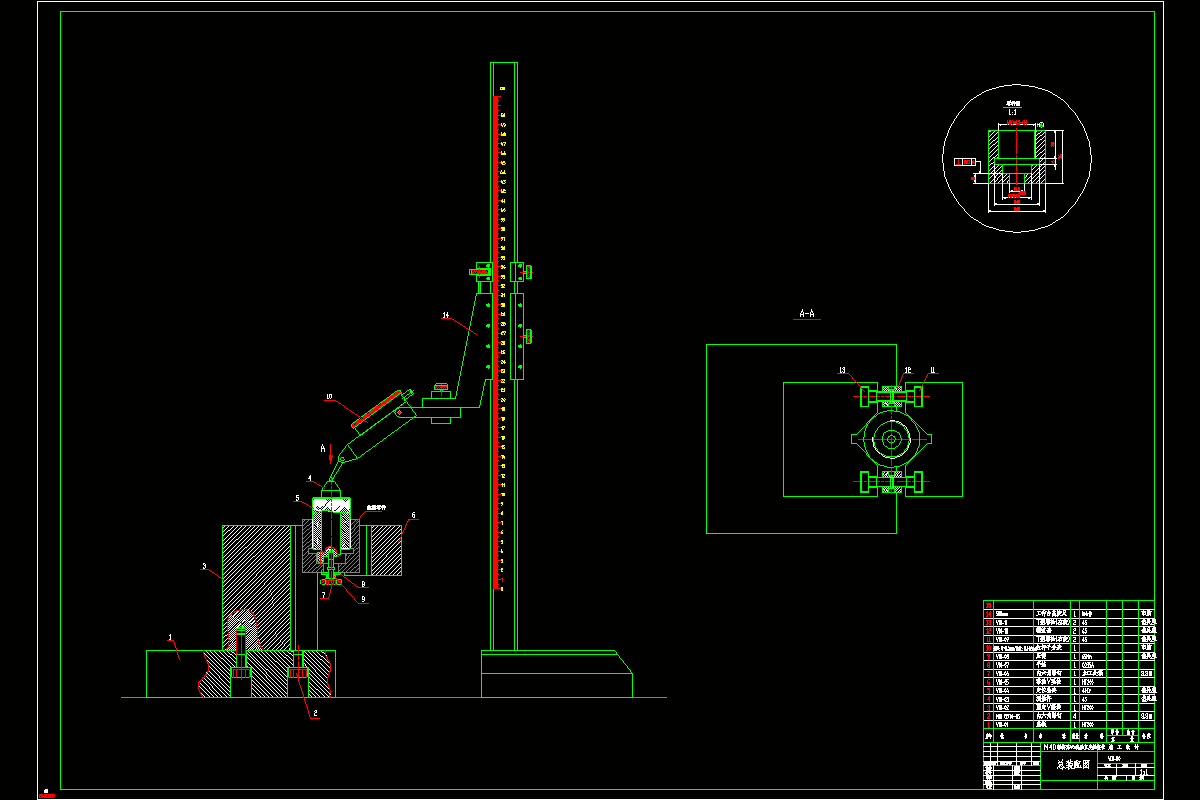 JJ2952-M40螺纹孔中心线垂直度检查仪设计-检测仪