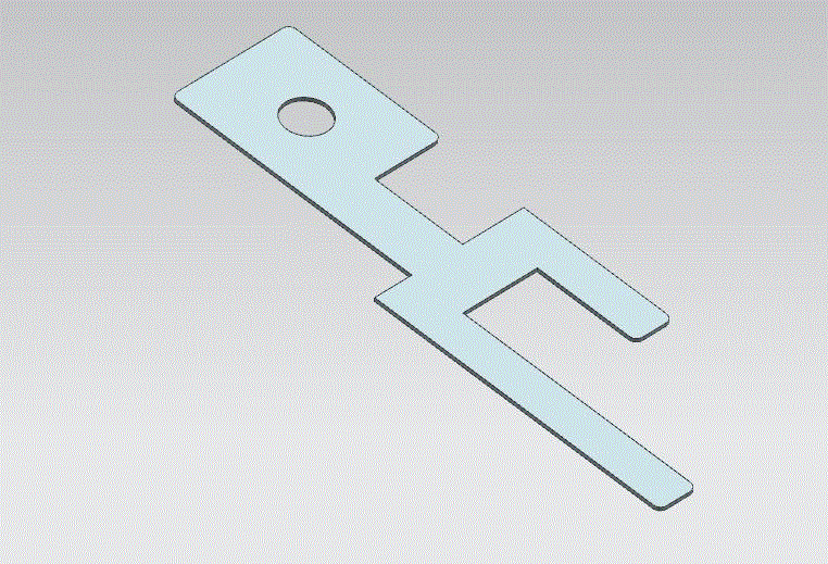 JJ2963-后桥接片冲压工艺与模具设计-落料冲孔复合模[含UG三维图]