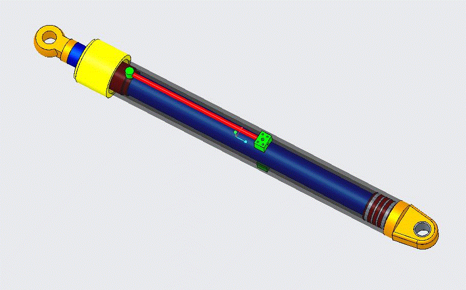 JJ2977-QY12型液压起重机变幅油缸设计[含Proe三维图]