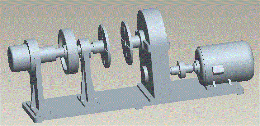 JJ2409-电磁离合器性能测试台设计[含Proe三维图]