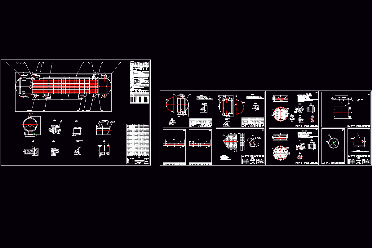 JJ3121-流量为245th卧式蒸汽冷凝器设计