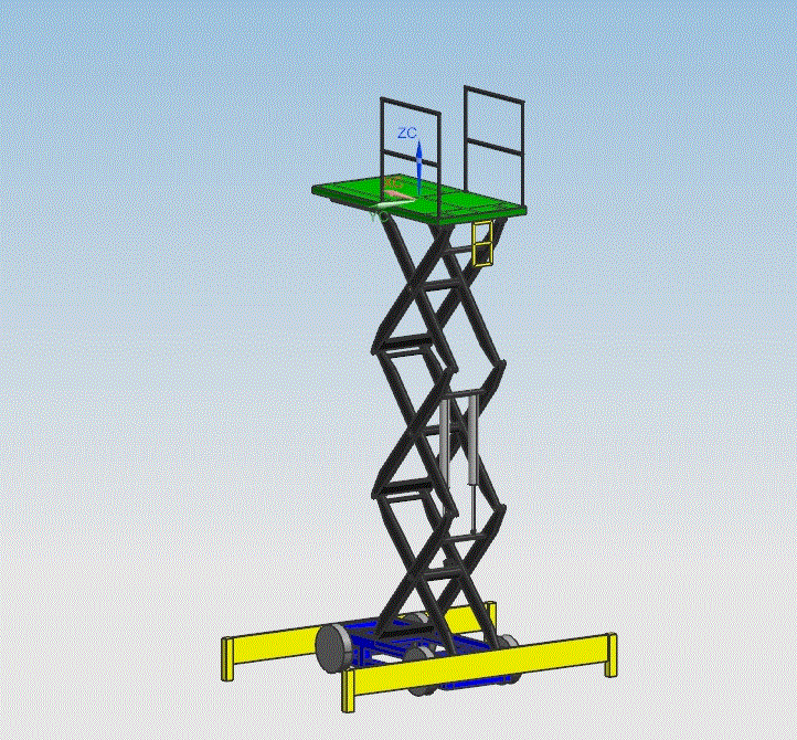 JJ3134-车载式双叉液压升降机的设计[含UG三维图]