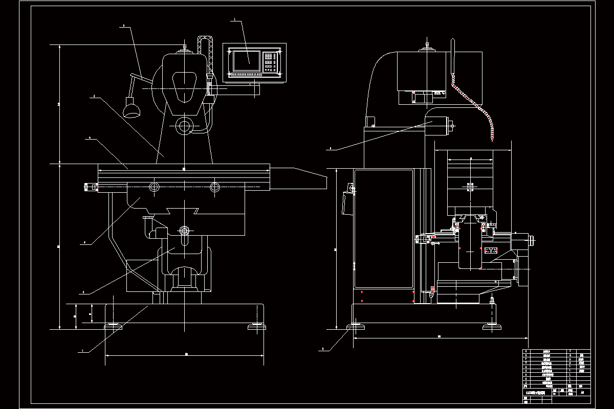 JJ3135-XK6130型普通铣床数控化改造X轴-横向进给机构设计