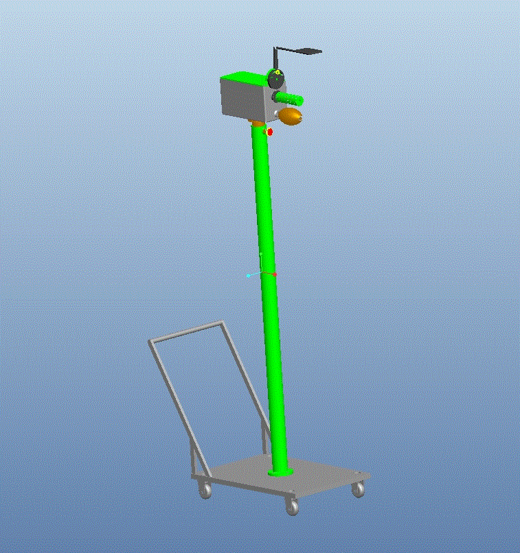 JJ2435-吊扇清洁装置的设计[含Proe三维图]