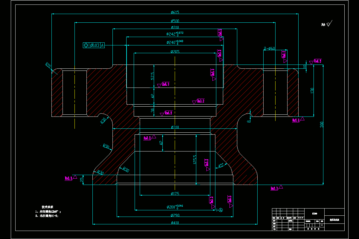 JJ2445-油压马达座零件加工工艺及镗φ240孔夹具设计