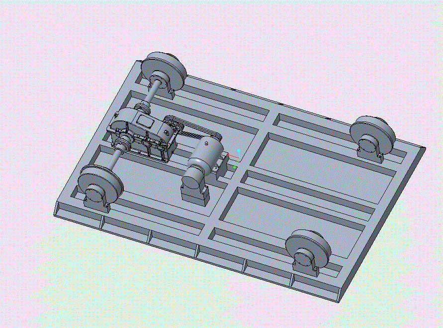 JJ2451-电动平车设计[含Proe三维图]