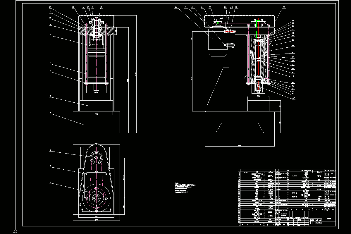 JJ2471-小型自动钻床及夹具结构设计-法兰盘上盖钻夹具