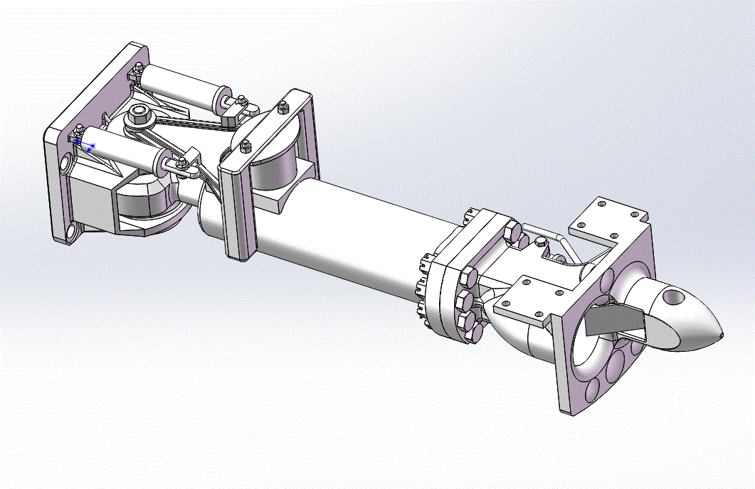 P973-CRH2动车组车钩缓冲装置设计[含SW三维图]