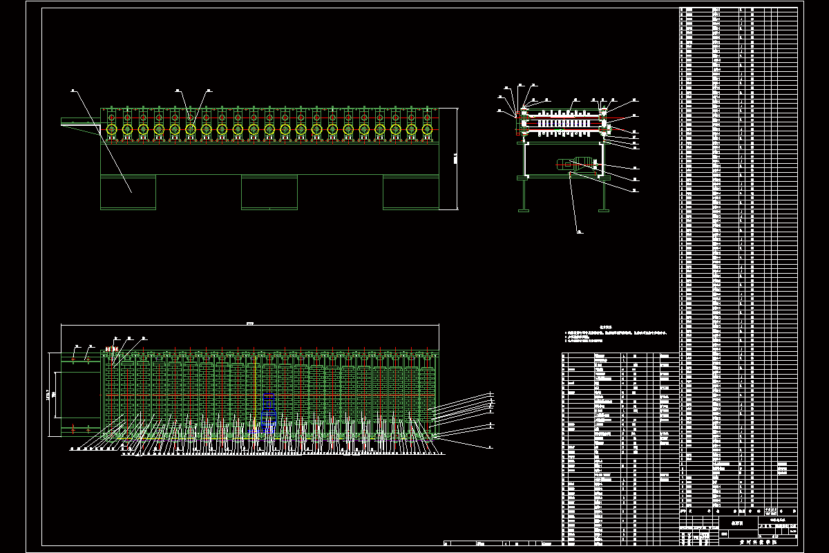 JJ2485-YX35-125-750波纹瓦成型工艺及专机设计