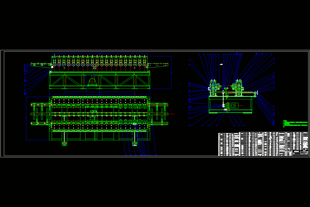 JJ2487-BC-5183冰箱门壳滚压成型及专机设计