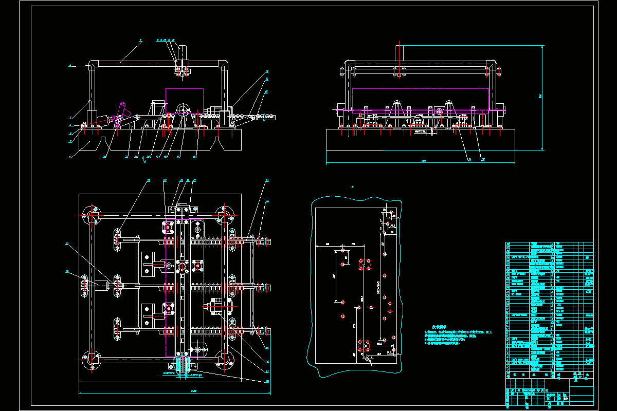 JJ2509-缸盖主油道孔钻削夹具设计