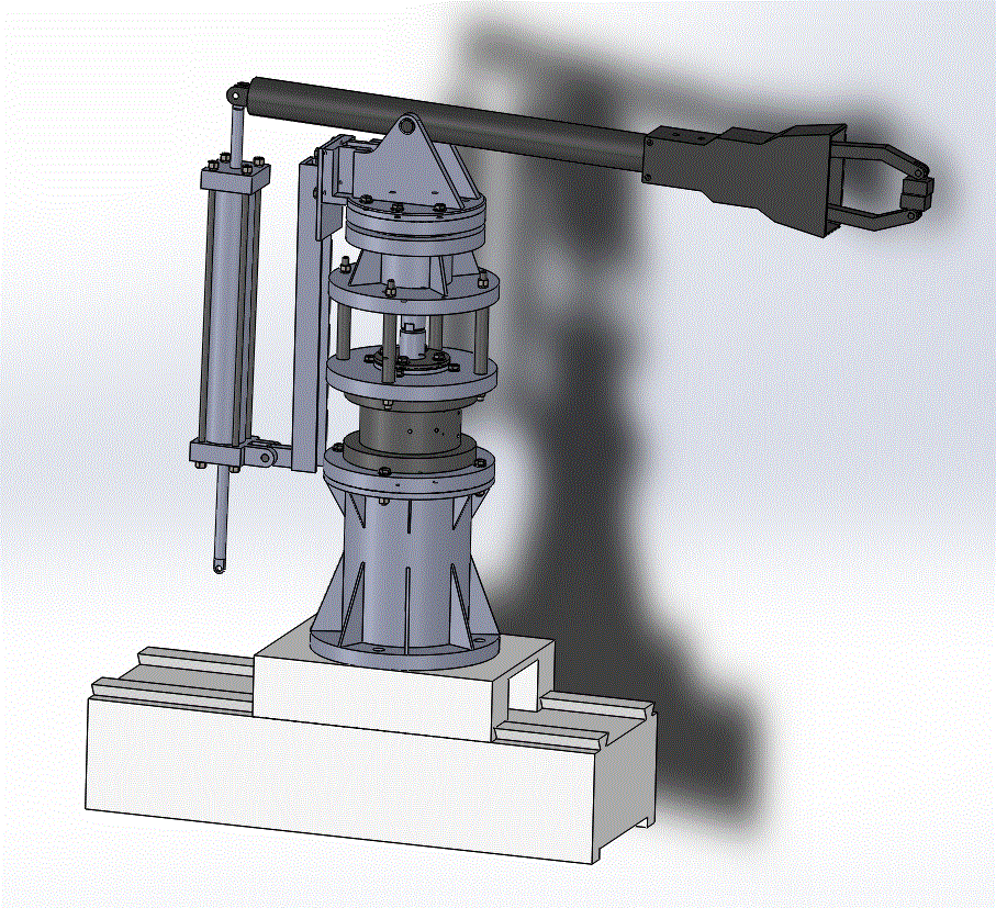 N820-压铸机自动浇注机械手设计[含SW三维图]