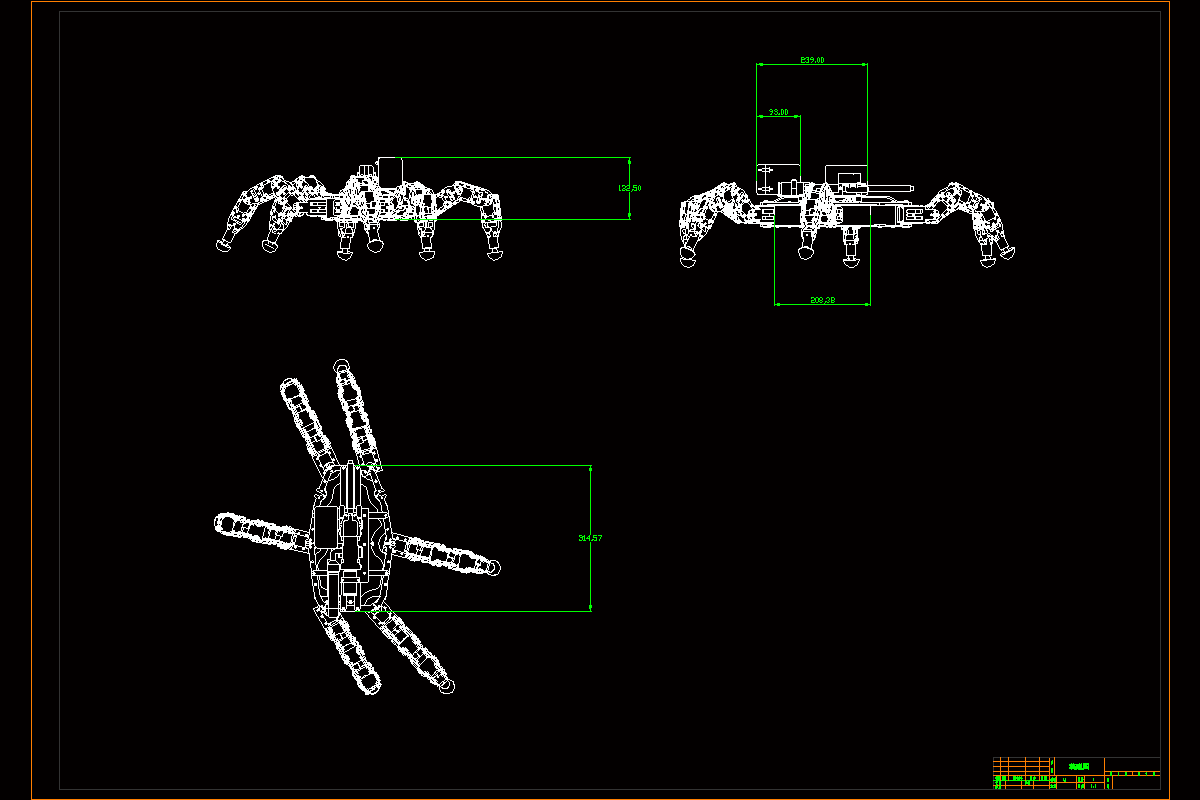 JJ2553-六足行走机器人的设计