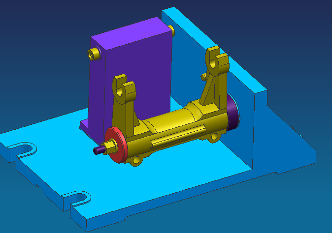B790Q-主离合器分离叉工艺及铣四个叉口平面夹具设计【含UG三维图】