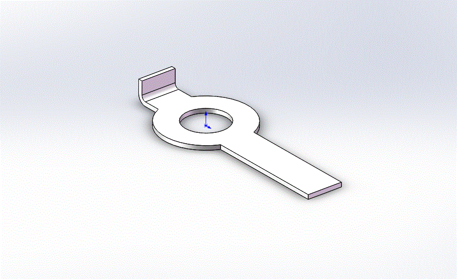 Z1321-止动垫圈零件的冲压工艺及模具设计[含SW三维图]长50