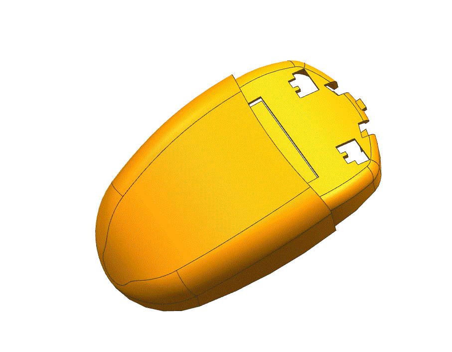 JJ3528-鼠标上壳注塑模具设计【含UG三维图】