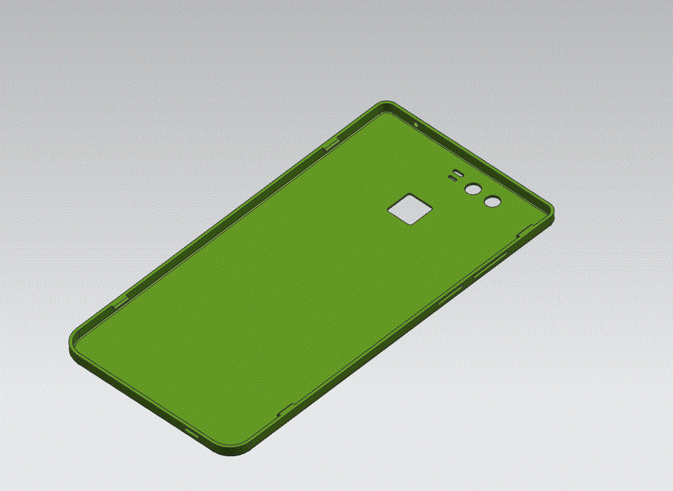 JJ3542-华为P9手机后盖注塑模具设计【含UG三维图】