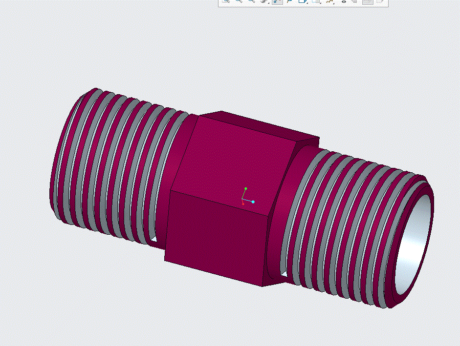 JJ3589-外螺纹接头注塑模具设计【含Proe三维图】