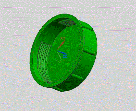 JJ3722-水桶螺纹盖注塑模具设计【含UG三维图】